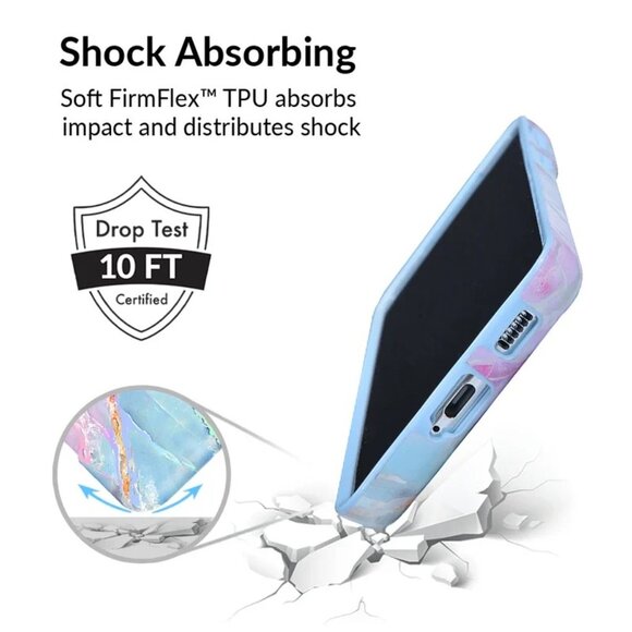 Holo Moonstone Marble Samsung Galaxy S21 Ultra Case - Picture 4 of 7